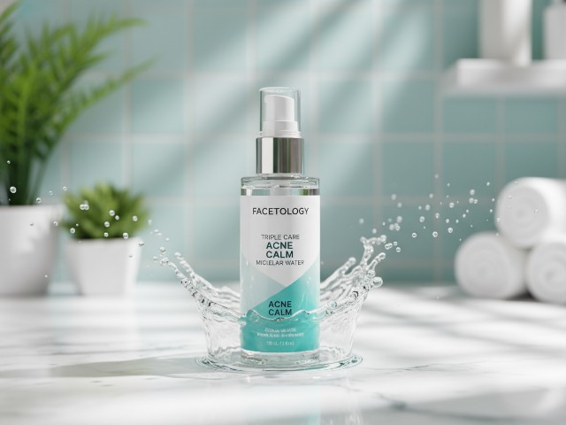 No Bpom (90)NA18241200874 Facetology Triple Care Acne Calm Micellar Water