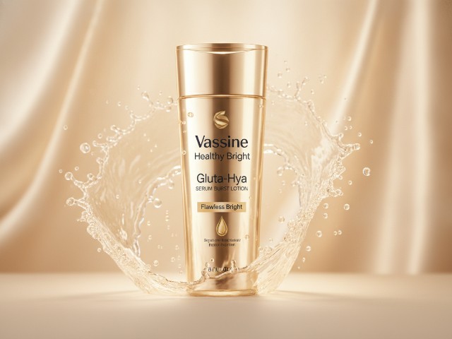 Bpom (90)NA18240103030 Vaseline Healthy Bright Gluta-Hya Serum Burst Lotion Flawless Bright