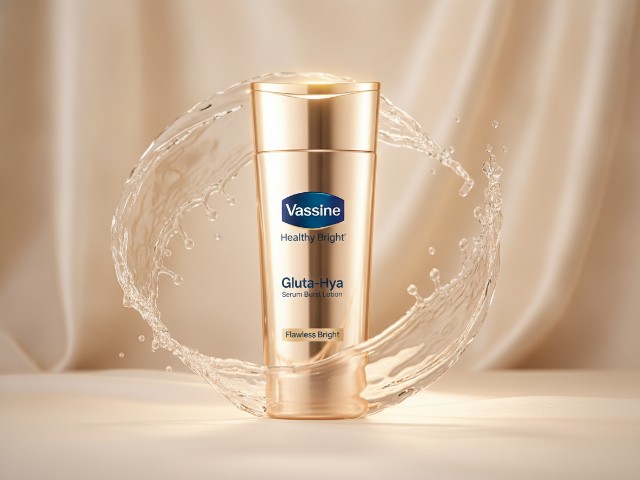 Bpom (90)NA18240103030 Vaseline Healthy Bright Gluta-Hya Serum Burst Lotion Flawless Bright