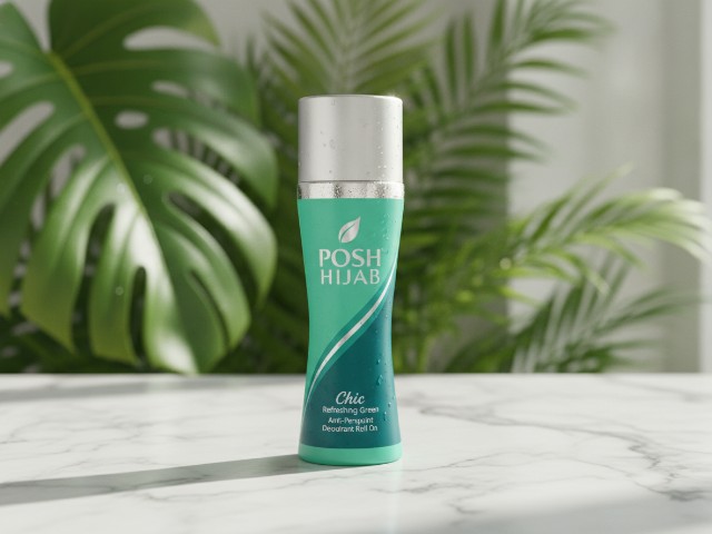 Bpom (90)NA18230900410 POSH HIJAB Chic Refreshing Green Anti Perspirant Deodorant Roll On